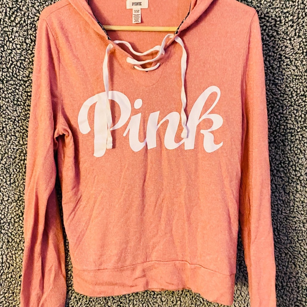 VS pink hoodie